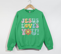 Load image into Gallery viewer, Jesus Loves You - Christian Sweatshirt
