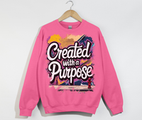 Load image into Gallery viewer, Created With A Purpose - Christian Sweatshirt
