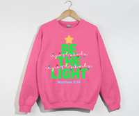 Load image into Gallery viewer, Be The Light - Christmas Sweatshirt
