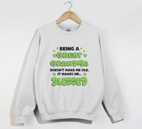 Load image into Gallery viewer, Being A Great Grandma Doesn&#39;t Make Me Old, It Make Me Blessed - Sweatshirt
