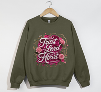 Load image into Gallery viewer, Trust In The Lord With All Your Heart - Christian Sweatshirt
