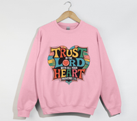 Load image into Gallery viewer, Trust In The Lord With All Your Heart - Christian Sweatshirt
