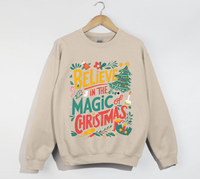 Load image into Gallery viewer, Believe In The Magic Of Christmas - Sweatshirt
