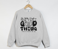 Load image into Gallery viewer, He Who Finds A Wife, Finds A Good Thing - Sweatshirt
