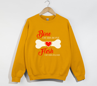 Load image into Gallery viewer, Bone Of His Bone, Flesh Of His Flesh – Christian Sweatshirt
