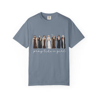 Load image into Gallery viewer, Pray Like a Girl Comfort Colors Soft Women's Tee