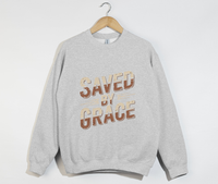 Load image into Gallery viewer, Saved By Grace - Christian Sweatshirt
