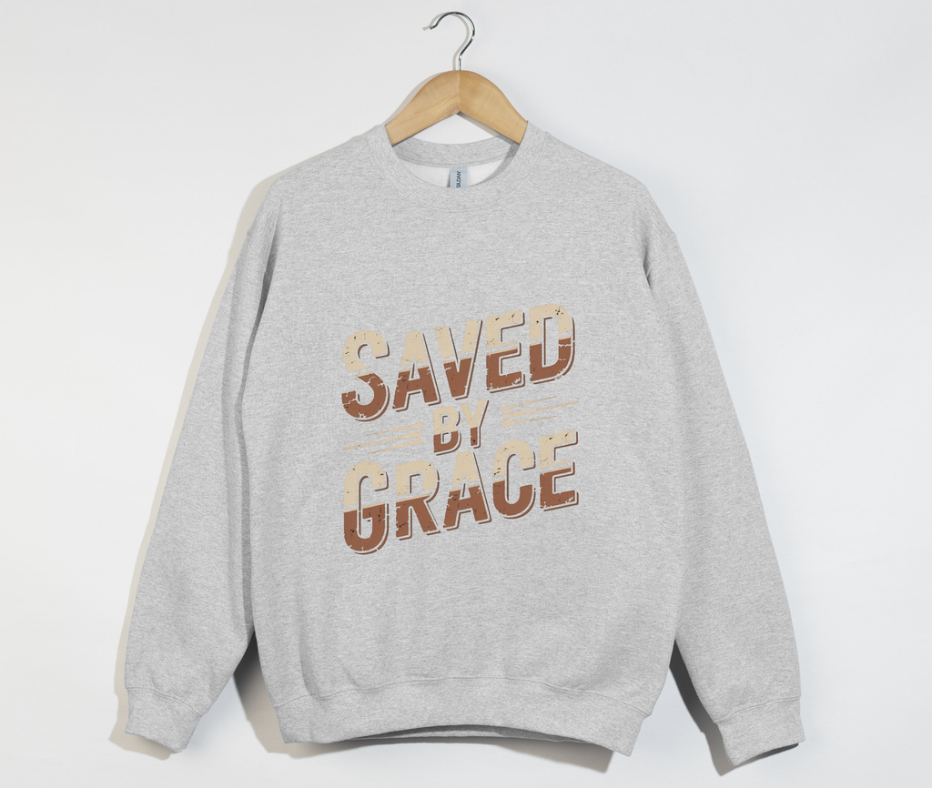 Saved By Grace - Christian Sweatshirt