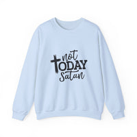 Load image into Gallery viewer, Not Today Satan - Women&#39;s Sweatshirt
