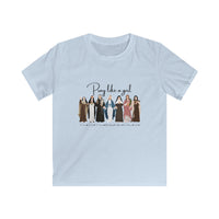 Load image into Gallery viewer, Pray Like a Girl - Catholic Women of Faith with Names - Kid's Tee
