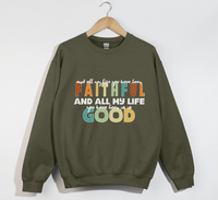 Load image into Gallery viewer, Faithful And Good - Goodness Of God Lyrics Sweatshirt
