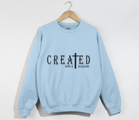 Load image into Gallery viewer, Created With A Purpose - Christian Sweatshirt