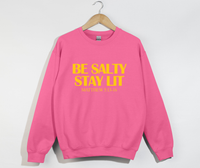 Load image into Gallery viewer, Be Salty Stay Lit - Christian Sweatshirt