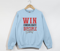 Load image into Gallery viewer, Win Consolidate Disciple Send - Christian Sweatshirt
