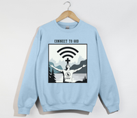 Load image into Gallery viewer, Connect To God, The Password Is Prayer - Christian Sweatshirt