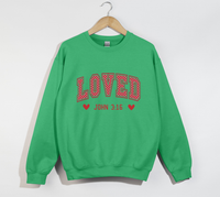 Load image into Gallery viewer, Loved By God - John 3:16 Sweatshirt
