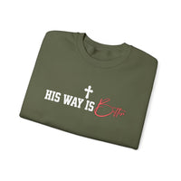 Load image into Gallery viewer, His Way Is Better Christian Sweatshirt, Faith Shirt Unisex, Jesus Cross Gift
