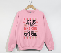 Load image into Gallery viewer, Jesus Is The Reason For The Season - Christmas Sweatshirt
