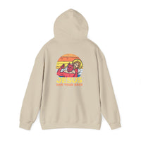 Load image into Gallery viewer, Jesus Has Your Back - Jesus Rear Naked Choke back printed Hoodie