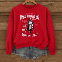 Load image into Gallery viewer, Whole Armor of God, Ephesians 6:11-17, Christian Sweatshirt, Faith Shirt, Bible Verse
