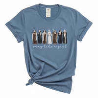 Load image into Gallery viewer, Pray Like a Girl Comfort Colors Soft Women's Tee