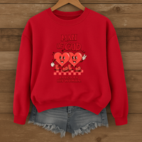 Load image into Gallery viewer, Man Of God Loved By His Woman, Valentines Gift, Heart Shirt, Father's Day, Boyfriend Shirt