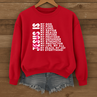 Load image into Gallery viewer, Jesus Is My Everything Sweatshirt, Christian Faith Shirt, Religious Unisex Crewneck, Inspirational Bible Verse Shirt