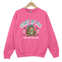 Load image into Gallery viewer, First of All Jesus Thinks I'm a Delight - Funny Christian Frog Coffee Shirt