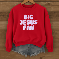 Load image into Gallery viewer, Big Jesus Fan, Christian Jesus Shirt, Jesus Lover Gift for Christian