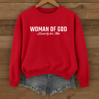 Load image into Gallery viewer, Woman of God Sweatshirt, For Wife, Christian Sweatshirt, Women's Faith, Mother's Day Valentines Gift