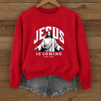 Load image into Gallery viewer, Jesus Is Coming Look Busy - Unisex Christian sweatshirt