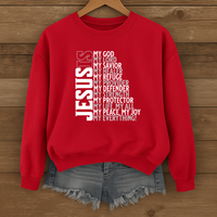 Load image into Gallery viewer, Jesus Is My Everything Sweatshirt, Christian Faith Shirt, Religious Unisex Crewneck, Inspirational Bible Quote Shirt