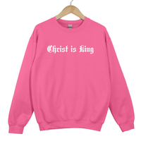 Load image into Gallery viewer, Christ Is King Sweatshirt, Jesus Christian Shirt, Faith Based Gift, Bible Verse Shirt, King Of Kings