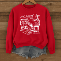Load image into Gallery viewer, Follow the Word Not the Herd - Unisex Sweatshirt