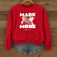 Load image into Gallery viewer, Made For More, Bible Verse Jesus Shirt, Christian Coquette Sweatshirt, Ephesians 2:10, Woman Faith