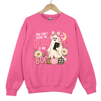 Load image into Gallery viewer, You Can't Scare Me Jesus Is My Boo - Funny Halloween Top, Autumn Women's Sweatshirt