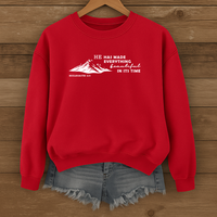 Load image into Gallery viewer, He Has Made Everything, Bible Verse Jesus Shirt, Christian Sweatshirt, Ephesians 3, Church Outfit