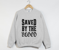 Load image into Gallery viewer, Saved By The Blood - Christian Sweatshirt