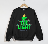 Load image into Gallery viewer, Be The Light - Christmas Sweatshirt
