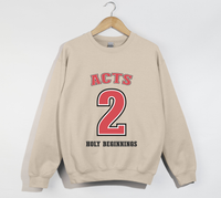 Load image into Gallery viewer, Acts 2 Holy Beginnings - Christian Sweatshirt