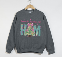Load image into Gallery viewer, Oh Come Let Us Adore Him - Christmas Sweatshirt
