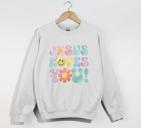 Load image into Gallery viewer, Jesus Loves You - Christian Sweatshirt
