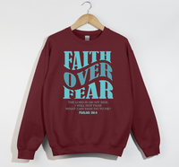 Load image into Gallery viewer, Faith Over Fear -  Christian Sweatshirt
