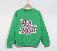Load image into Gallery viewer, You Are So Loved - Women&#39;s Christian Sweatshirt
