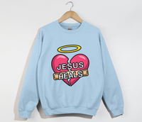 Load image into Gallery viewer, Jesus Heals The Brokenhearted - Sweatshirt
