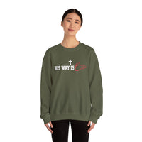 Load image into Gallery viewer, His Way Is Better Christian Sweatshirt, Faith Shirt Unisex, Jesus Cross Gift
