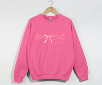 Load image into Gallery viewer, Loved - John 3:16 Christian Sweatshirt
