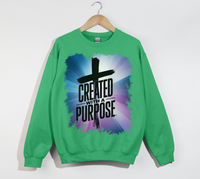 Load image into Gallery viewer, Created With A Purpose - Christian Sweatshirt