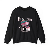 Load image into Gallery viewer, He called me to Fish - Matthew 4:19 Unisex Sweatshirt
