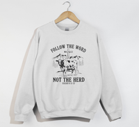 Load image into Gallery viewer, Follow The Word, Not The Herd - Christian Sweatshirt

